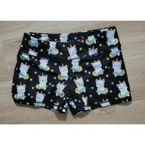 IAM MJG Womens Shorts Size Medium 8 Unicorn Black